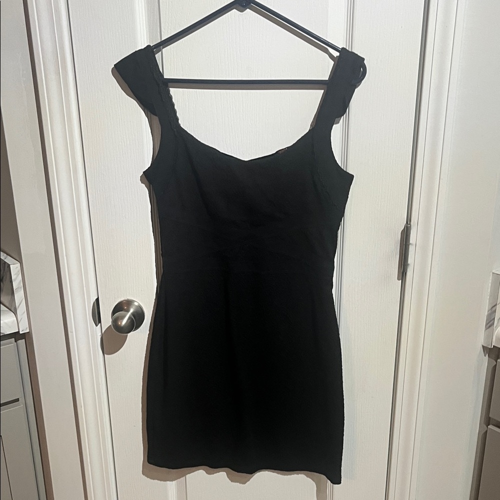 Free People Black Mini Dress
